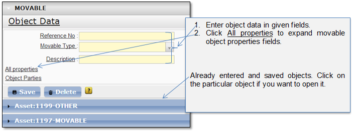 Object data