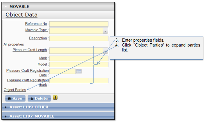 Object data