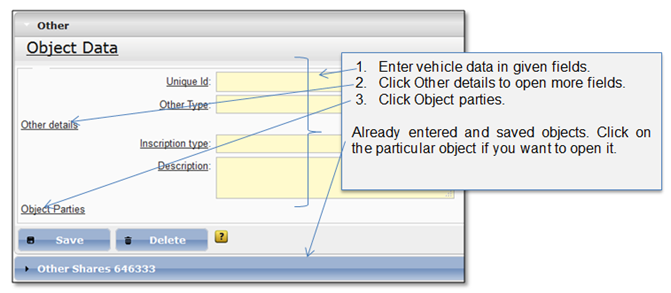 Object data