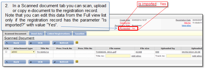 Correct migrated data